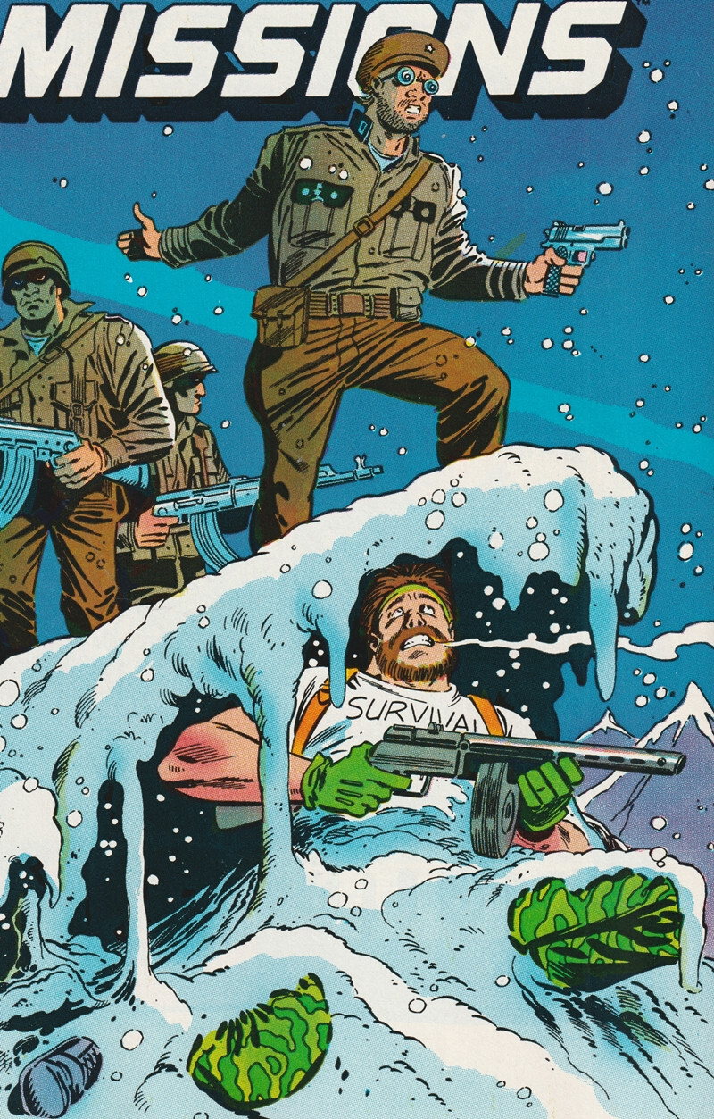 Marvel Comics Gi Joe Special Missions Issue No 06 Evasion! August 1987