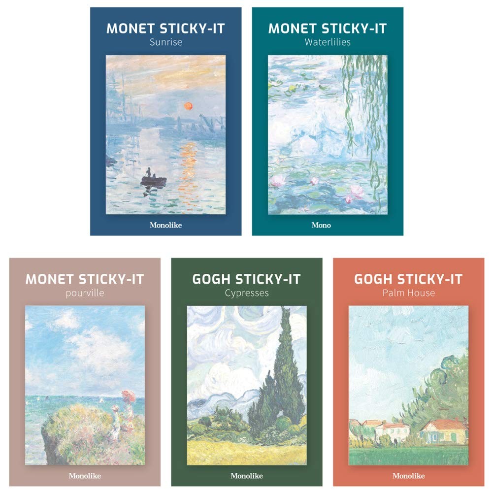Monolike Art Sticky-It - 5p Set Package size : 4.80x3.78x0.67 (in), 