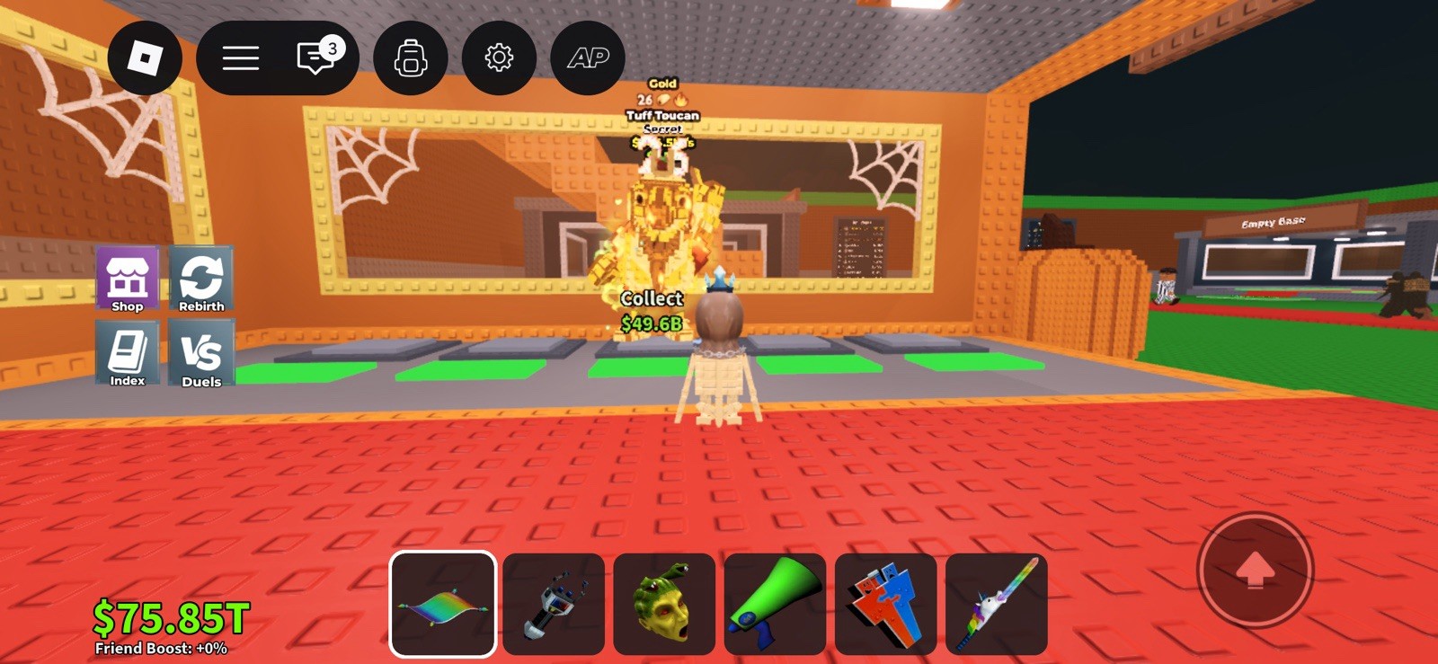 🦜 Tuff Toucan 156m/s with 2026 Trait (new) - Steal A Brainrot