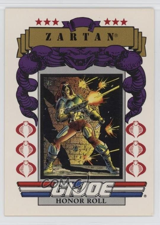 1991 Impel GI Joe Zartan #175 0i73