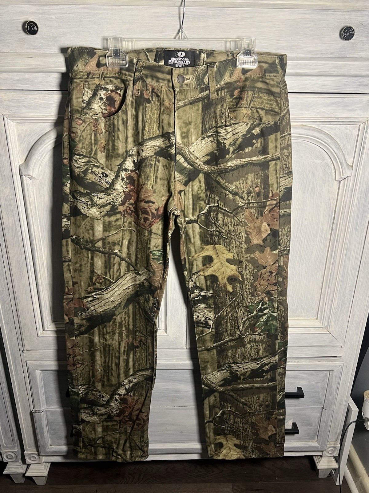 Mossy Oak Break Up Infinity 5 Pocket Straight Camoflauge Pants Hunting Outdoors
