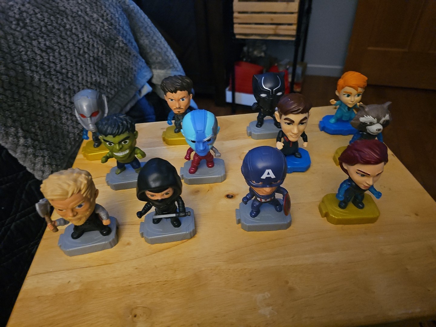 2019 McDonald’s Marvel Avengers Endgame Happy Meal Toys Lot of 12 Figures