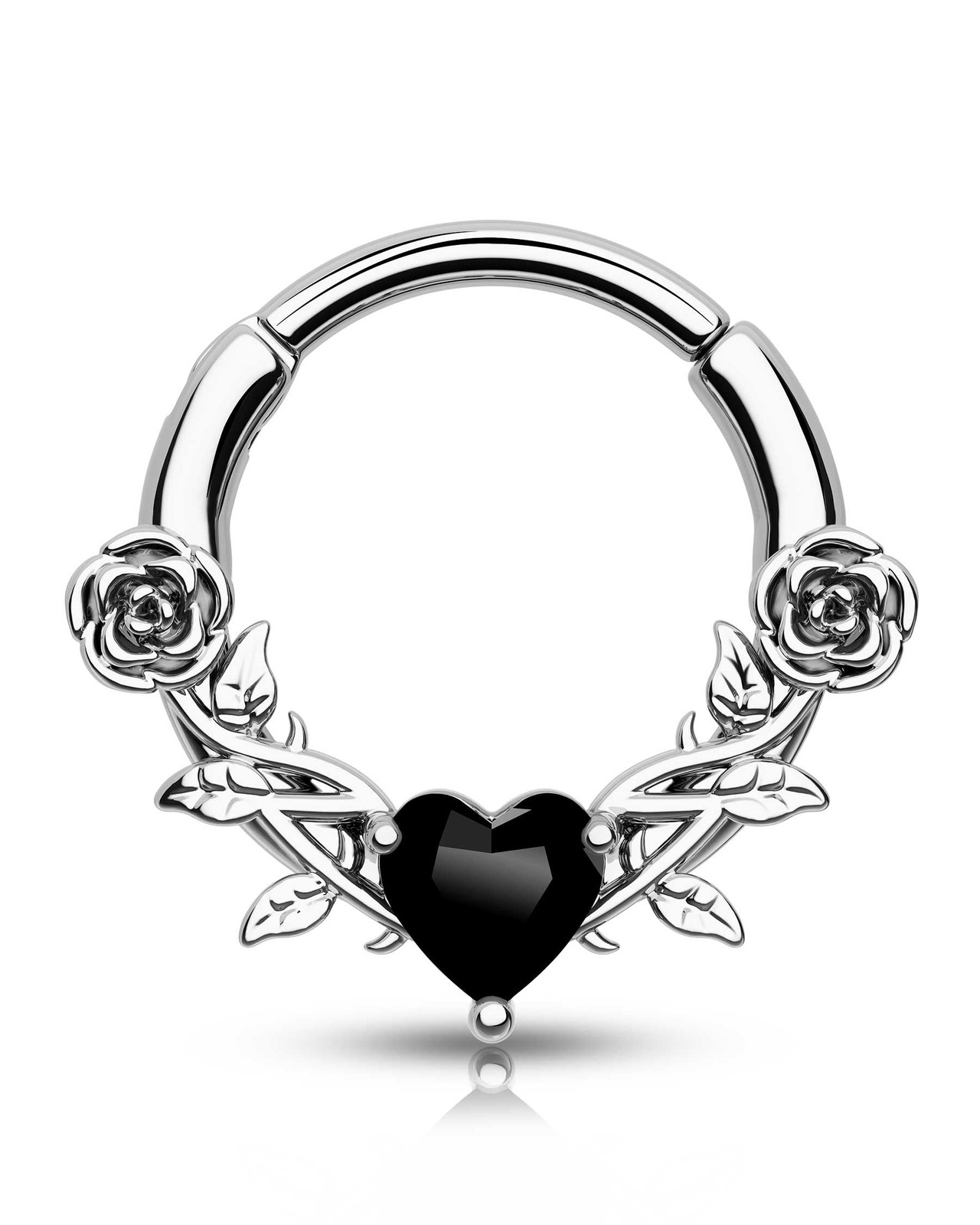 CM Crareesi Mania Rose Septum Rings 16G Septum Piercing Jewelry 316L Stainles...