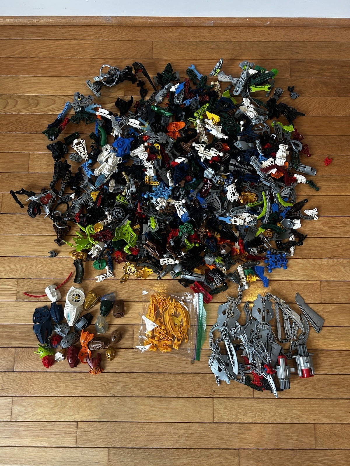 LEGO BIONICLE Hero Factory 5lb Bulk Lot With Parts/Weapons/Masks/etc…