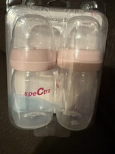 Wide Neck Breast Milk StorageBottles  Compatible with Spectra Breast  2 pac
