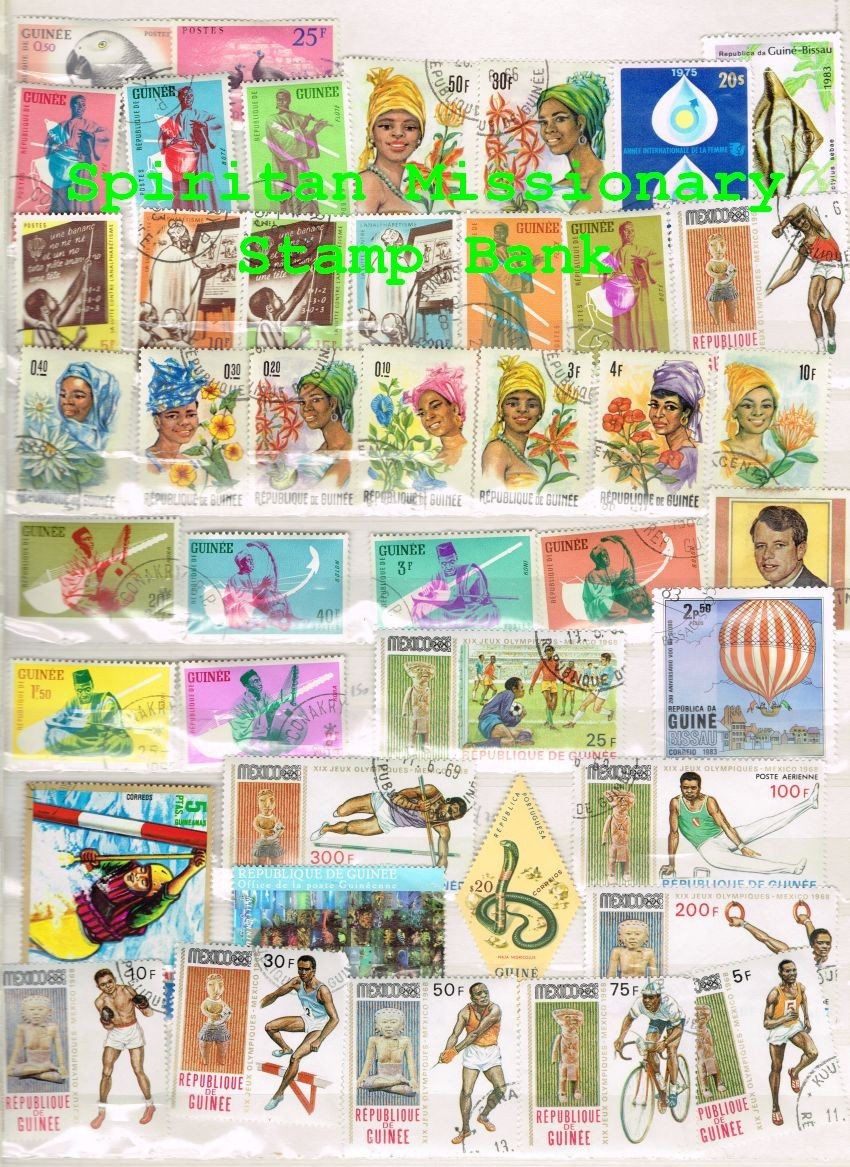 Guinee Stamps: 45 Cancelled Postage  (12-344)