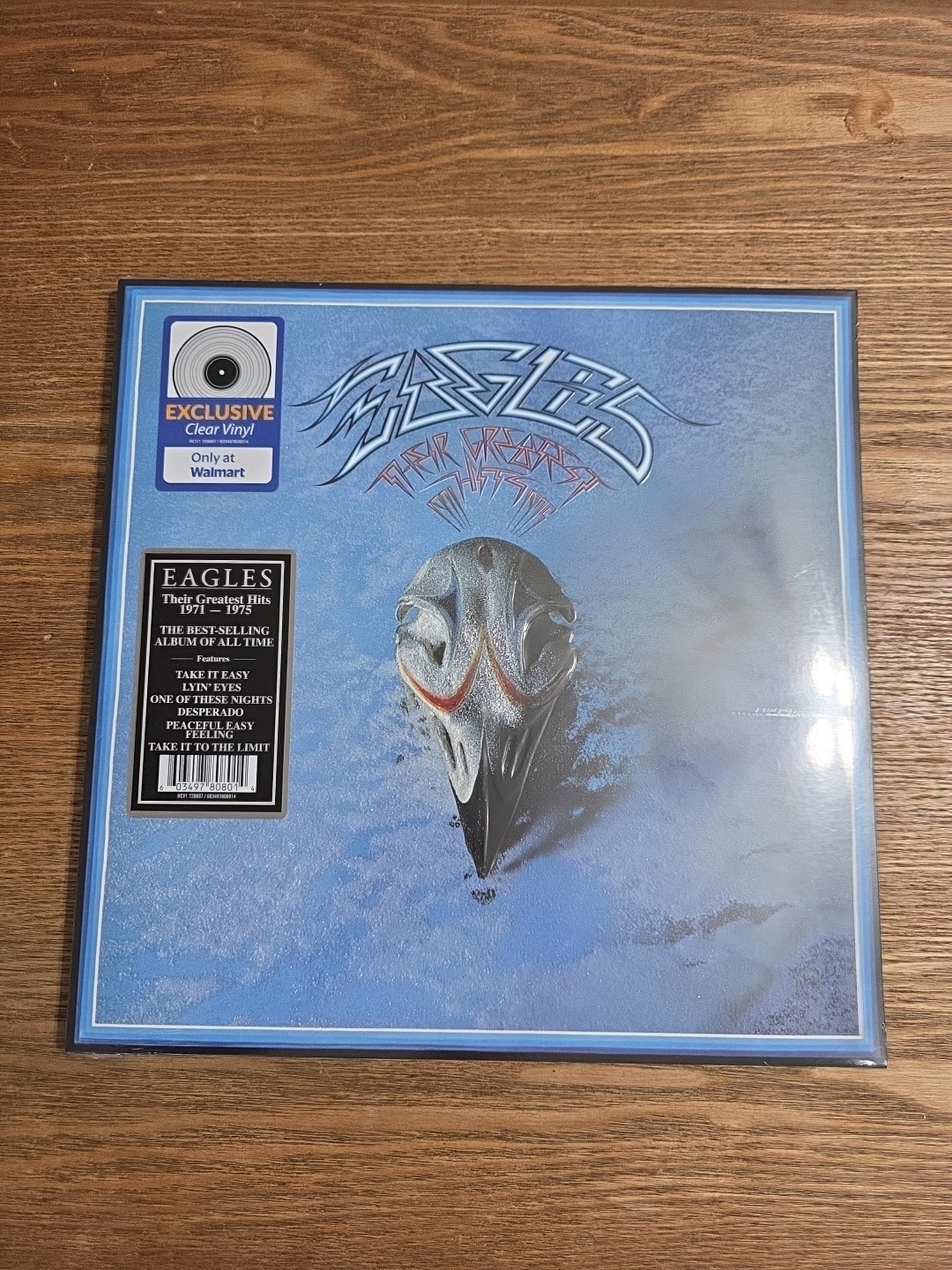 Eagles Their Greatest Hits Volume 1 (Walmart Exclusive Clear Vinyl) Sealed 