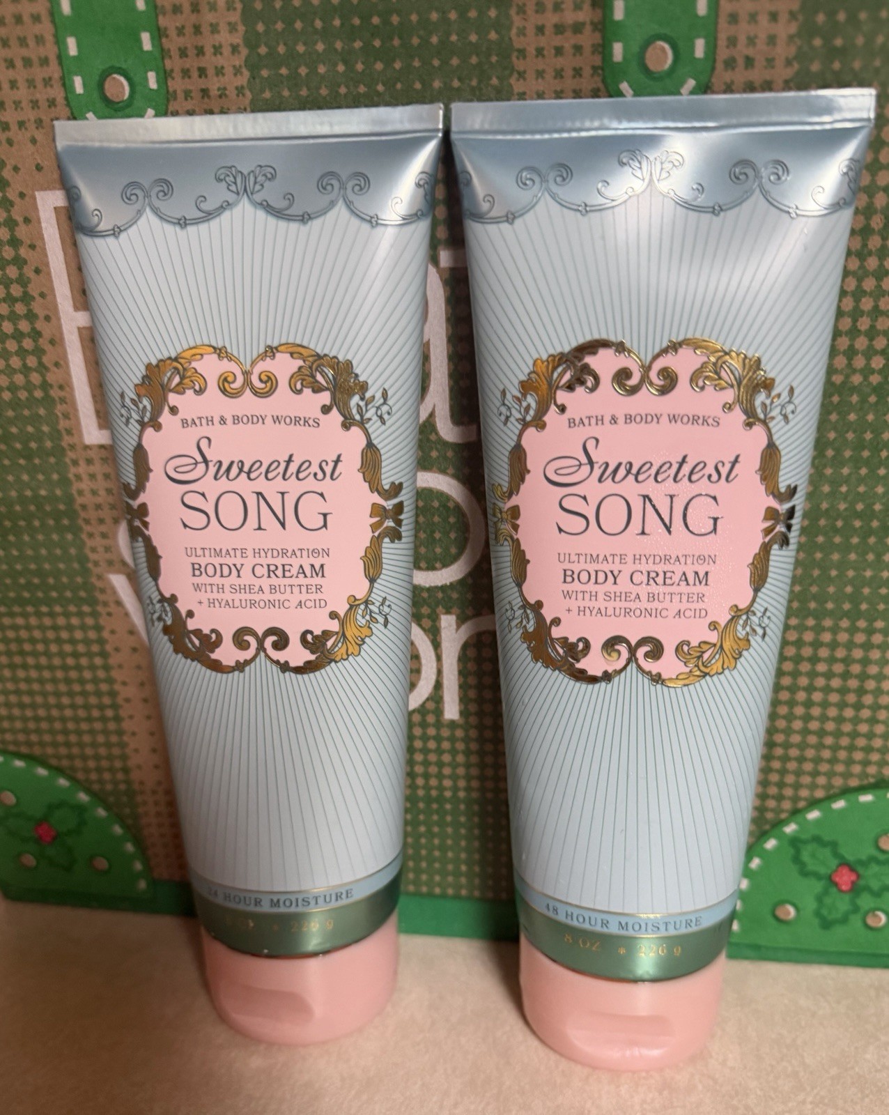 Bath & Body Works Sweetest Song Sweet Body Cream - New Set Of 2 Tubes 8 Ounces