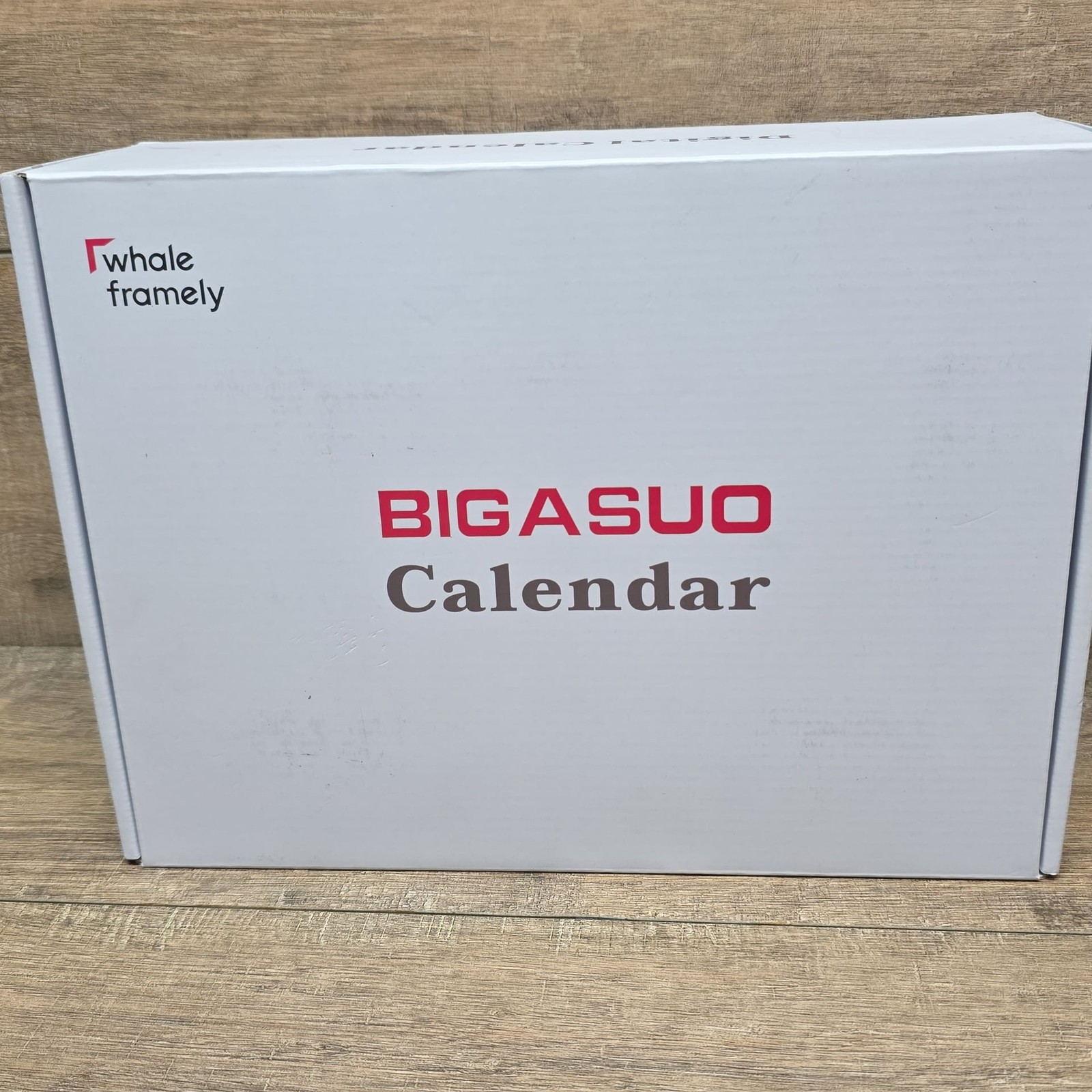 BIGASUO 10.1 Inch Smart WiFi Digital Calendar and Photo Frame with Whale Framely