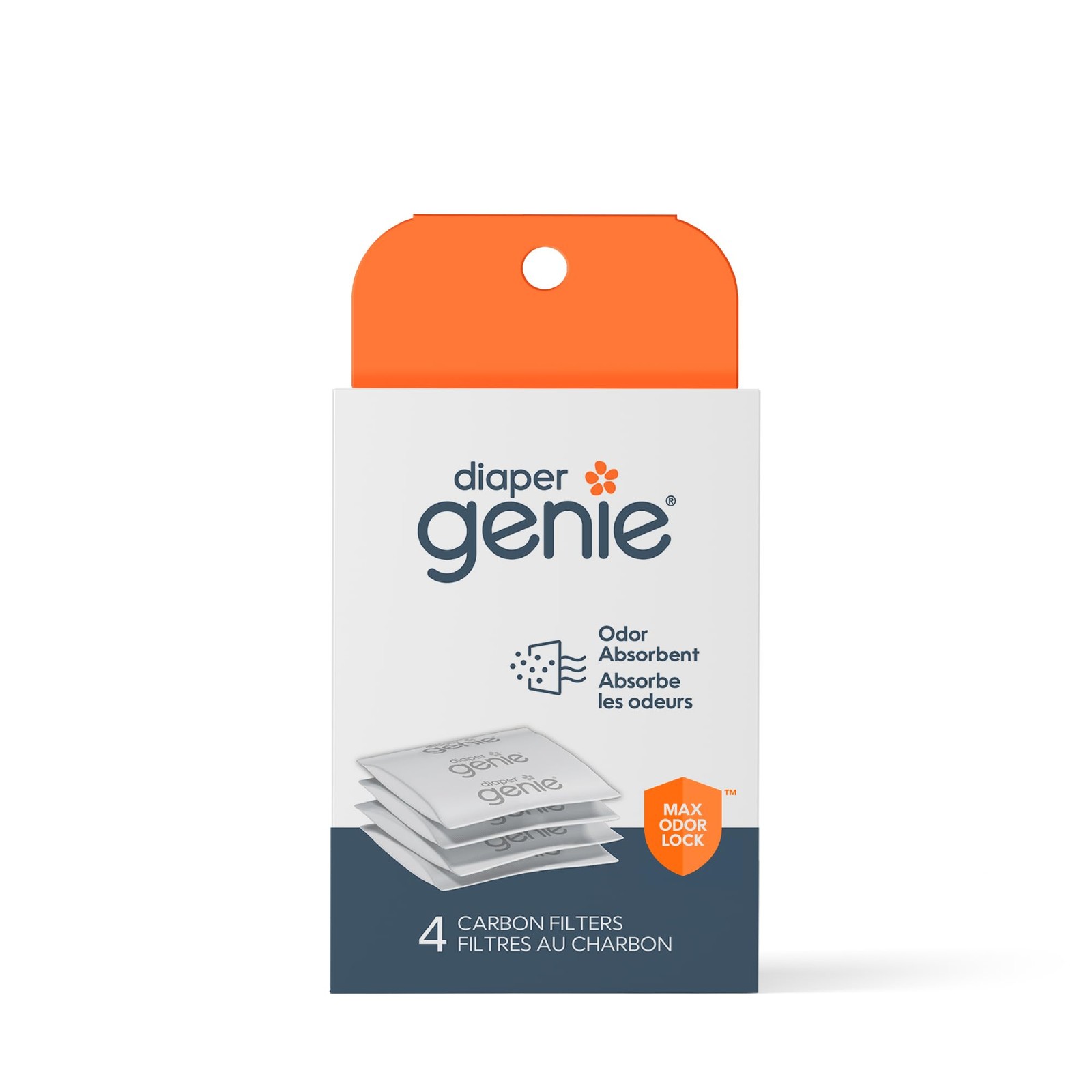 Diaper Genie Carbon Filter (4-Pack) | 4 Count (Pack of 1), Limited edition 