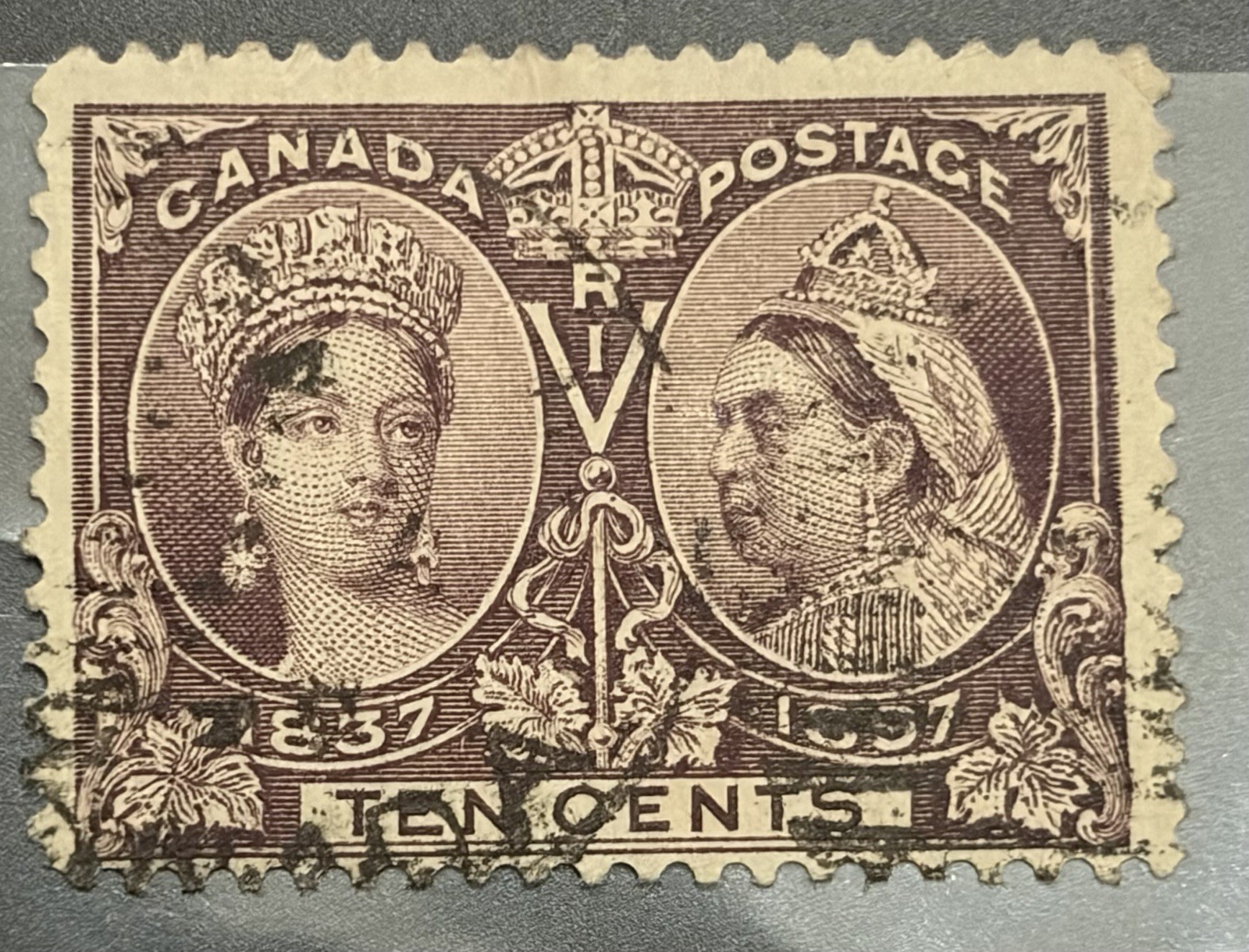 CANADA - # 57 QV 10c Jubilee Used - CV $120 - Very Nice