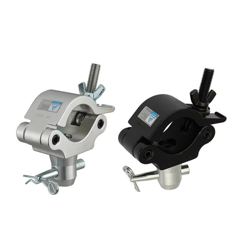 Aluminum Silver Truss Clamps Load 300kg with Half Conical for 48-51mm Pipe Clip