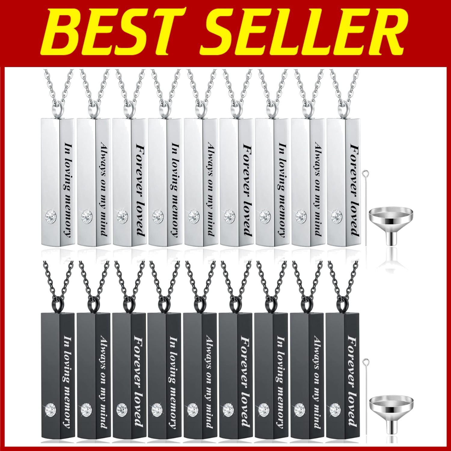 Minimalist Cremation Jewelry for Men Women