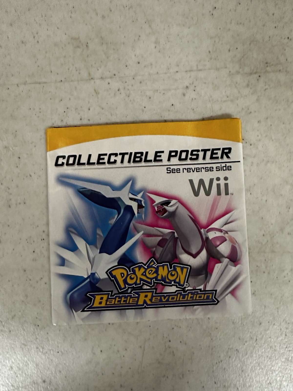 Pokemon Diamond and Pearl Version Nintendo DS Authentic Poster Insert Only