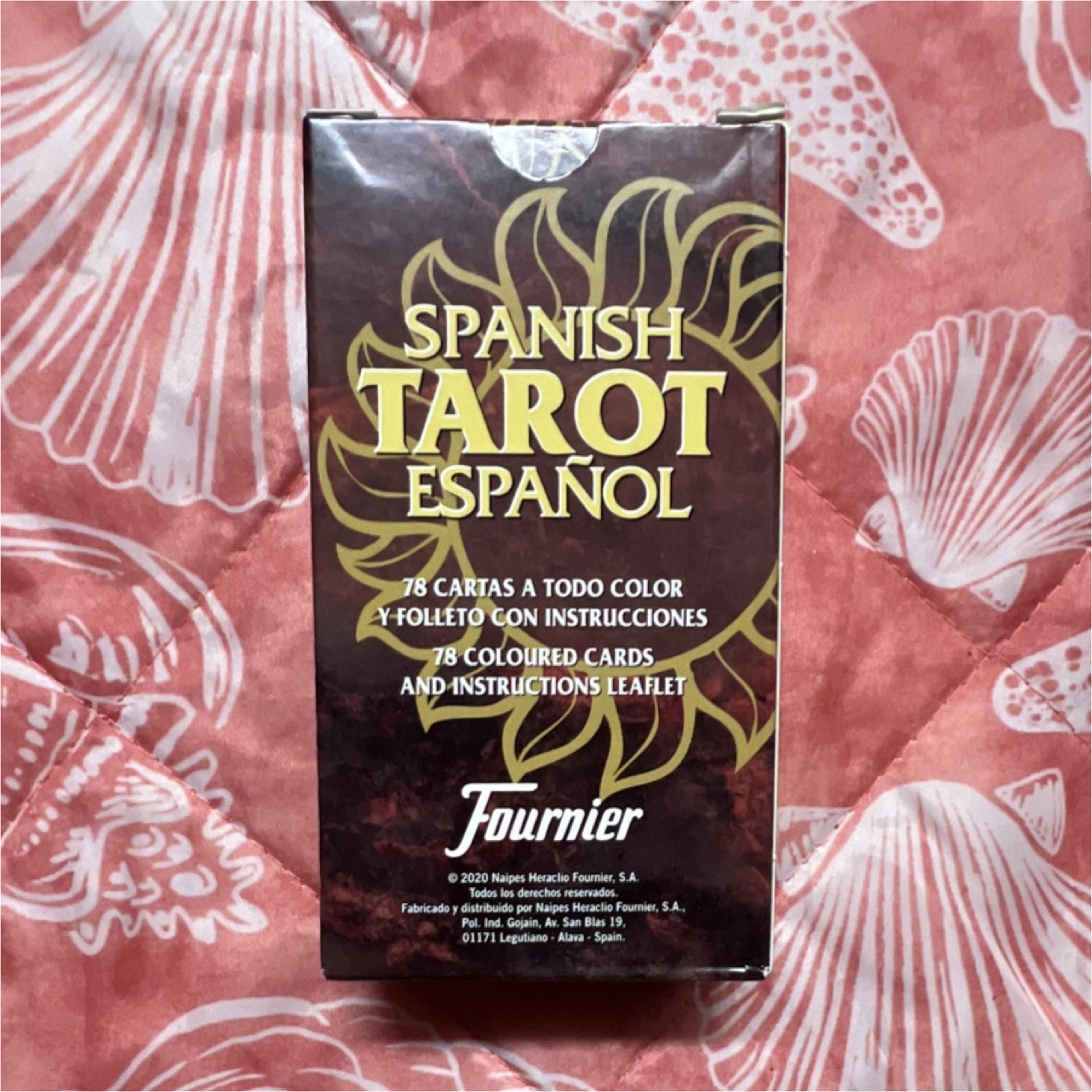 Fournier Spanish Tarot Deck 78 Colored Cards & Instructions Leaflet