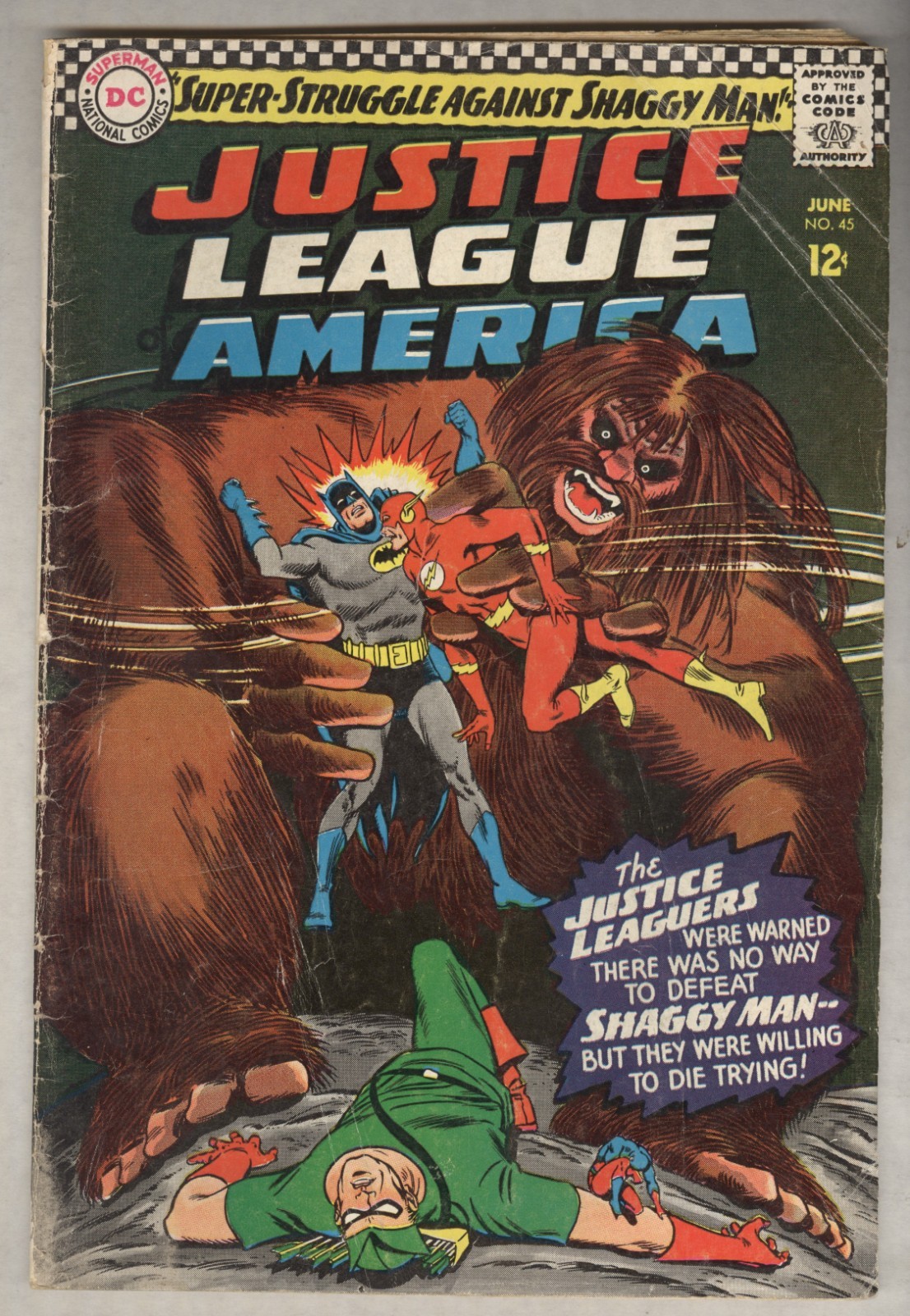 Justice League of America #45 June 1966 G/VG