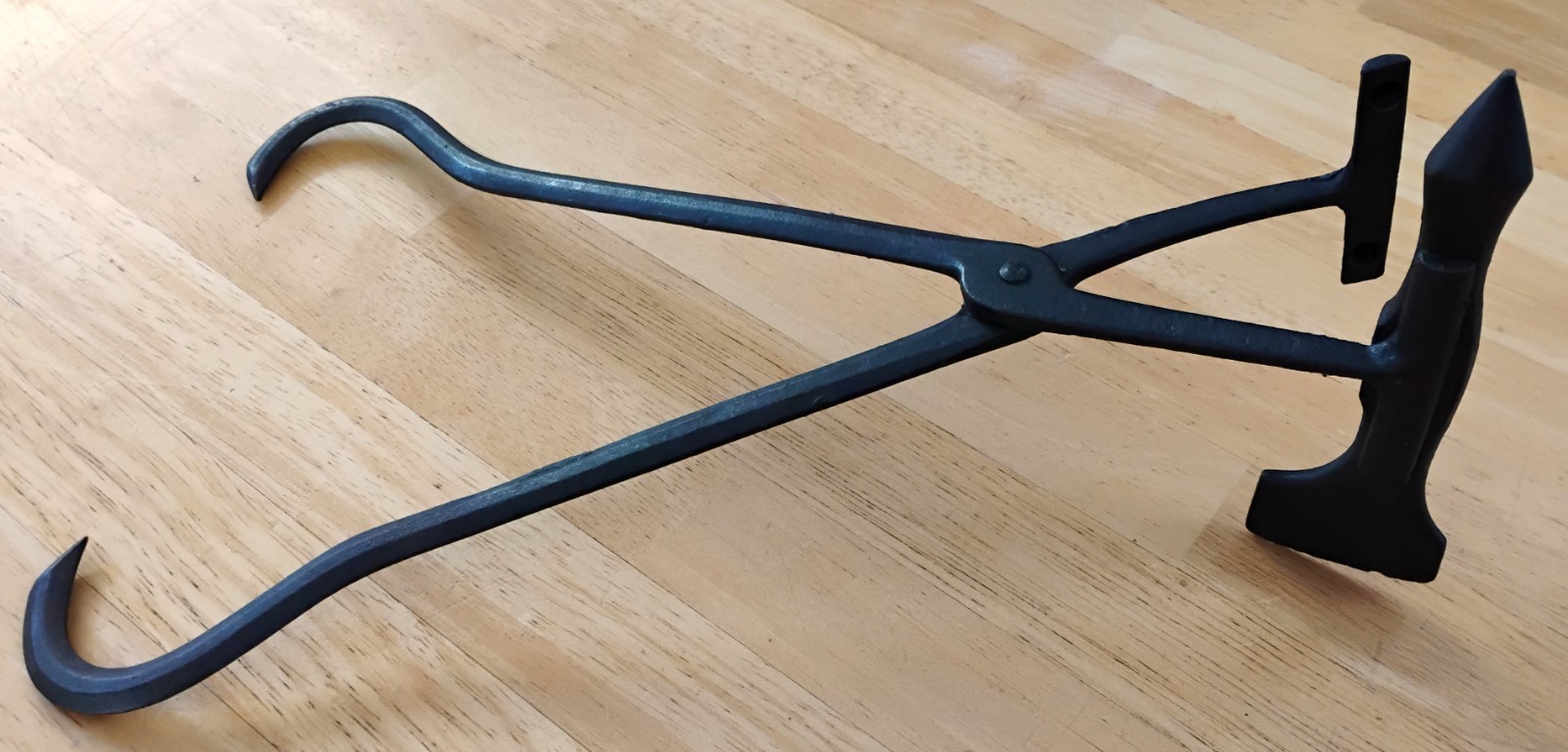 Antique W. H. Barwick Patented 1878 Primitive Combination Ice Hatchet Pick Tongs