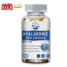 HOT/120mg Hyaluronic Acid 120 Capsules 30mg of Vitamin C For Joint and Skin Heal