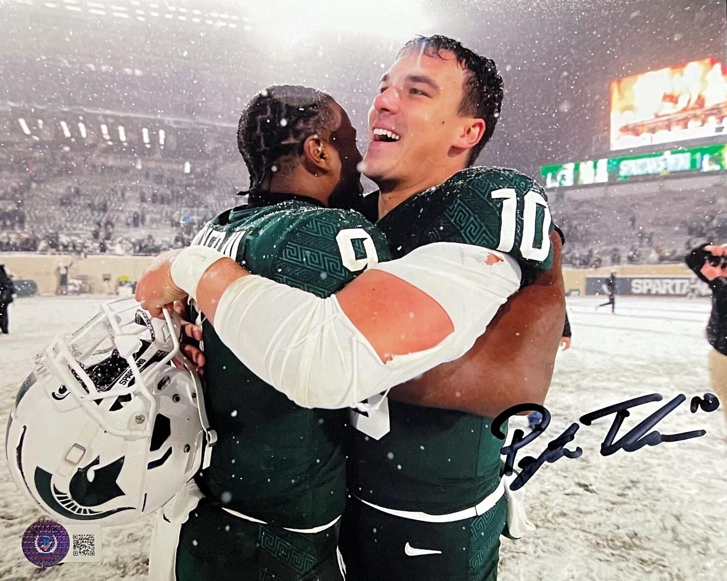 Payton Thorne MICHIGAN STATE SPARTANS Signed Autographed REPRINT 8x10 Photo RP