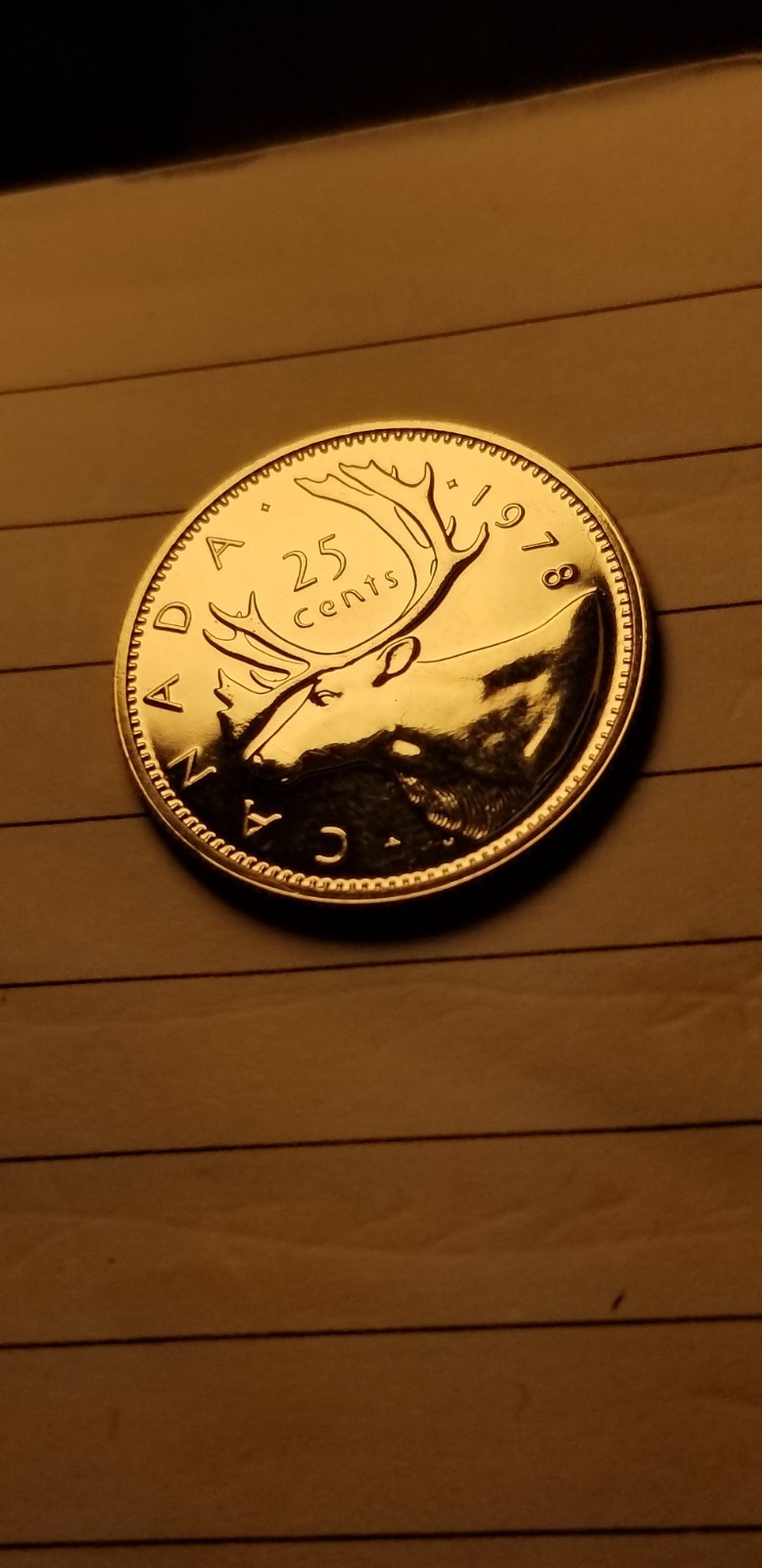 1978 Canada 25 Cents Coin Mint Grade Beauty Idab1.