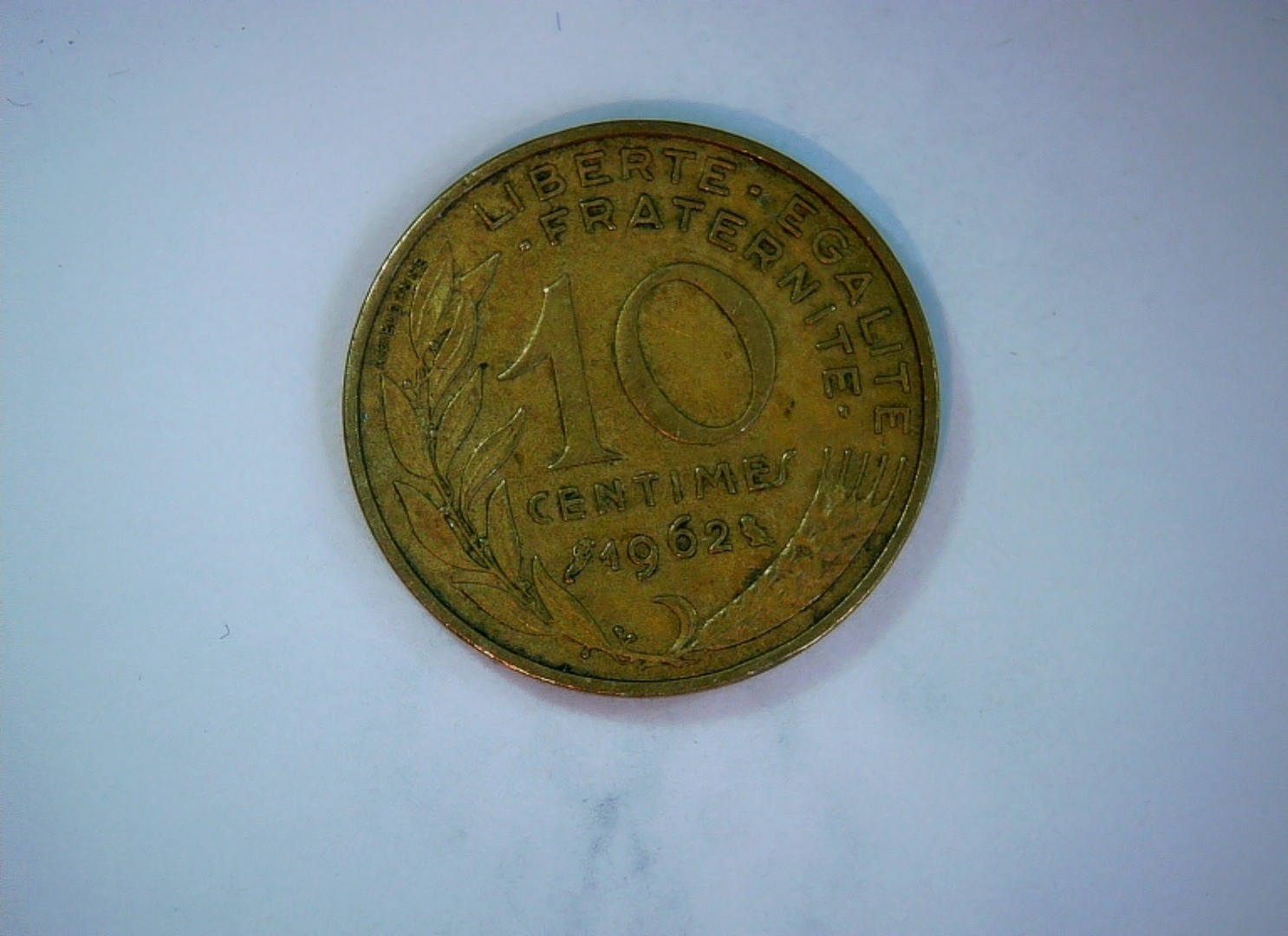 France 1962 10 Centimes French Fifth Republic 10 Centimes (Marianne) Coin