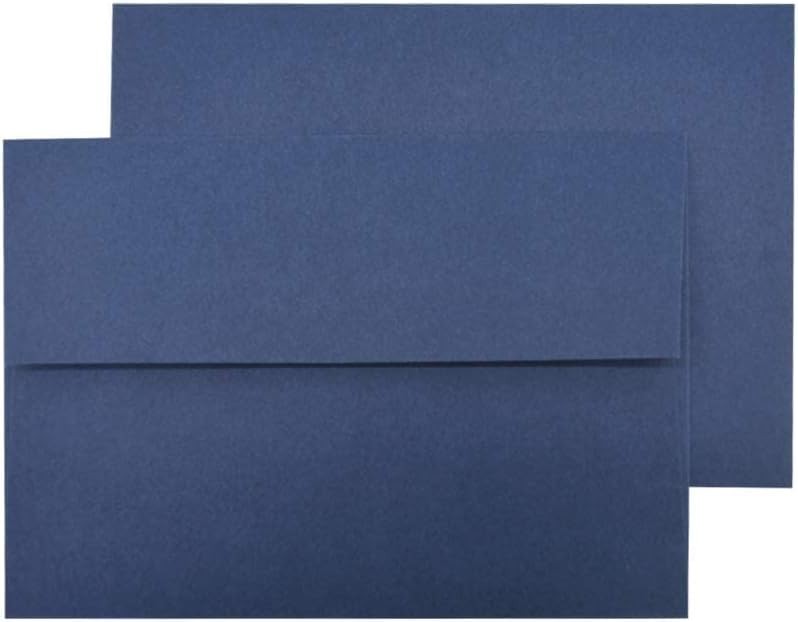 A7 Navy Invitation 5x7 Envelopes 100 Count- A7(5.25x7.25 in) - 100 Pack Blue