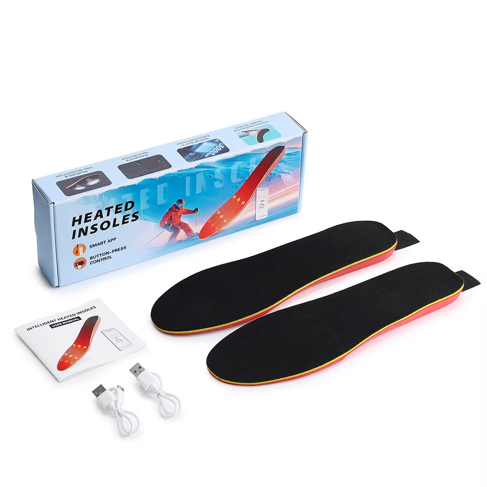 APP Control Heated Shoe Insoles Electric Foot Warming Pad Feet Warmer Sock Pad M