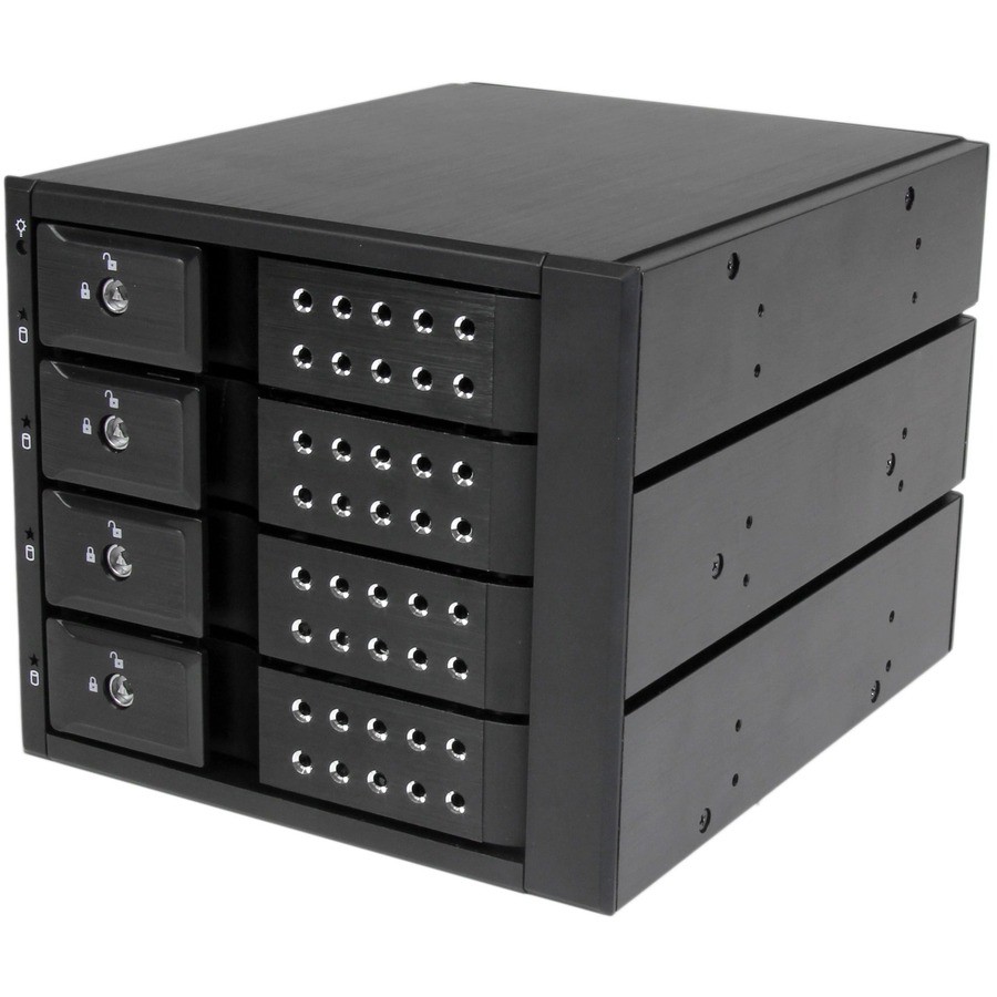 StarTech 4 Bay Aluminum Trayless Hot Swap Mobile Rack Backplane for 3.5" HDD