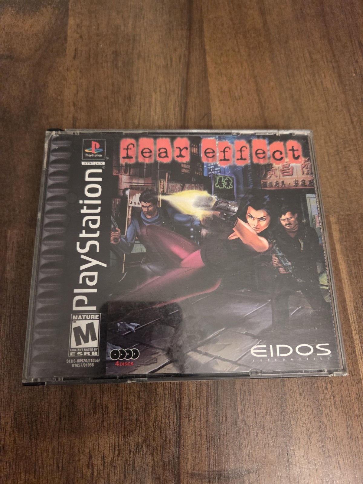 Fear Effect Sony PlayStation One PS1 ORIGINAL CASE ONLY - NO GAME NO MANUAL OEM