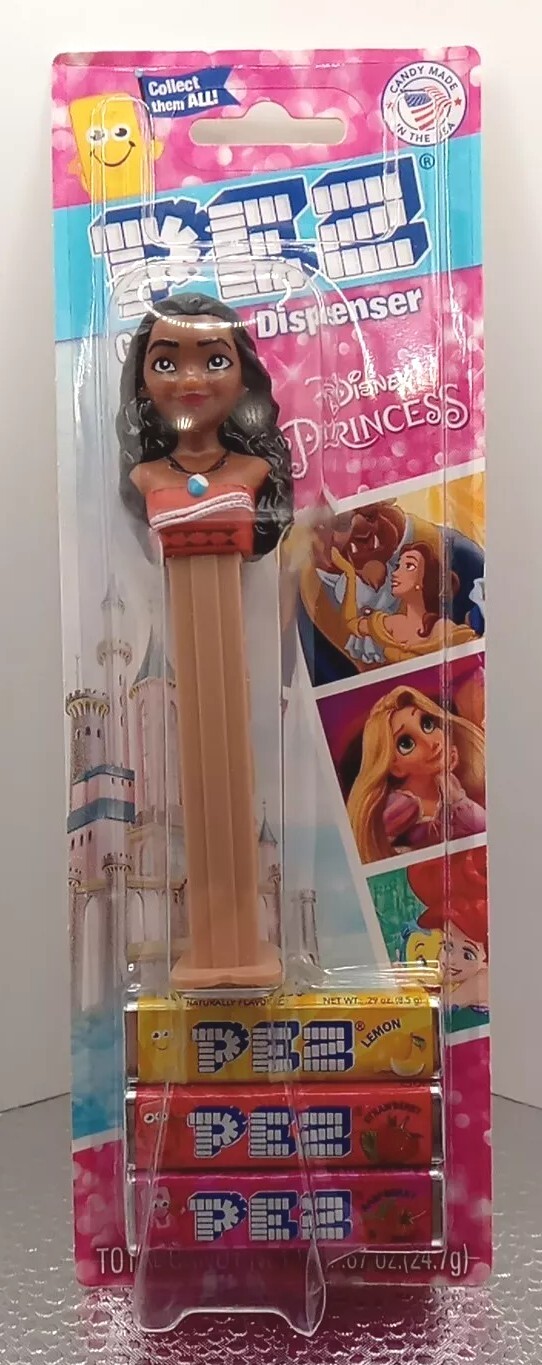 Pez Dispenser Disney Princess Moana New In Package Never Opened