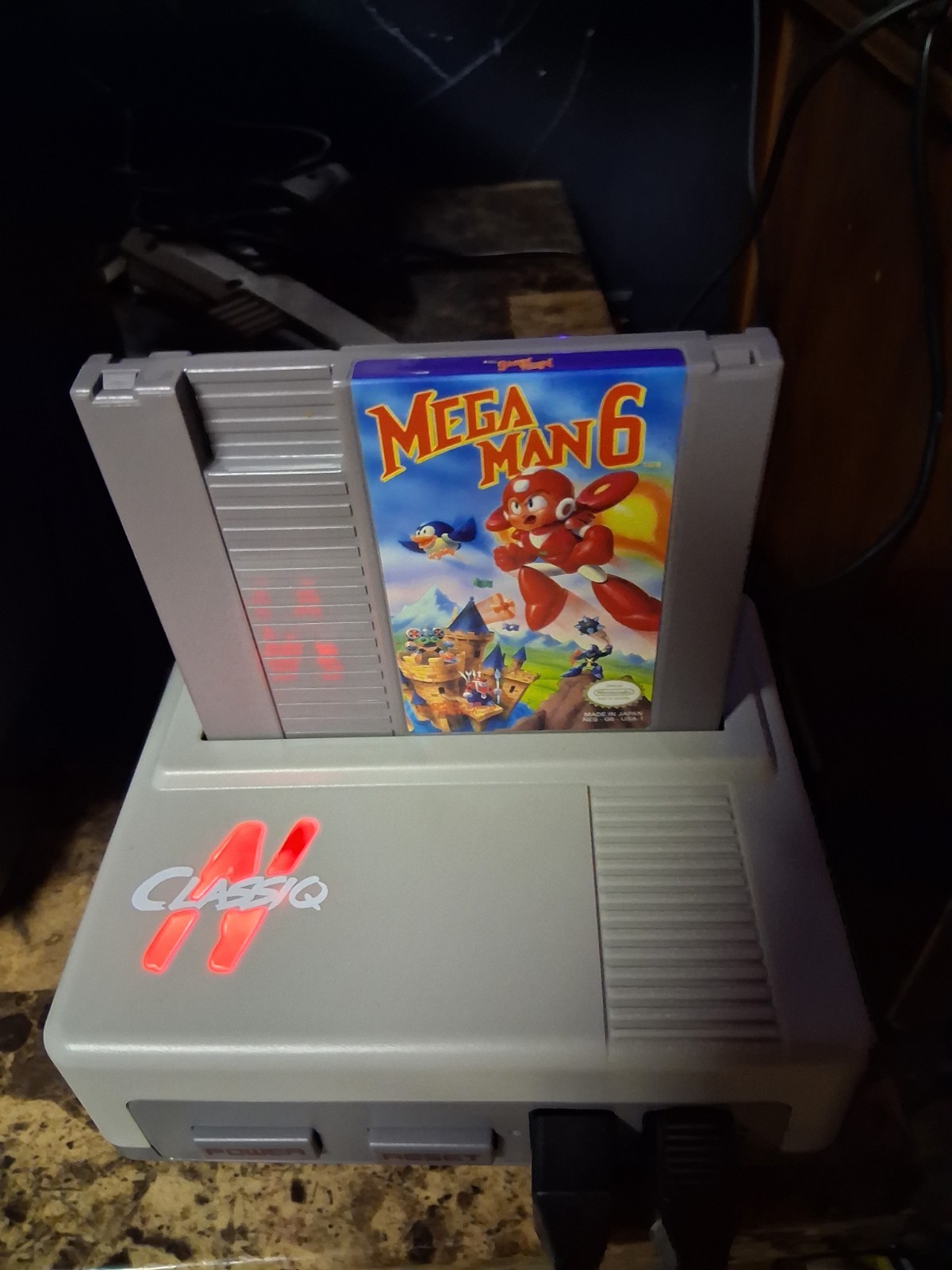 Mega Man 6 NES with instruction manual-LOOSE-GAME AND MANUAL-TESTED AND WORKING