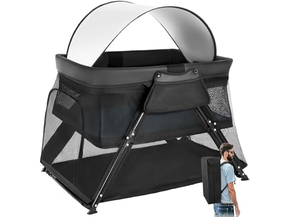 Lilian&Gema 2-in-1 Travel Crib 