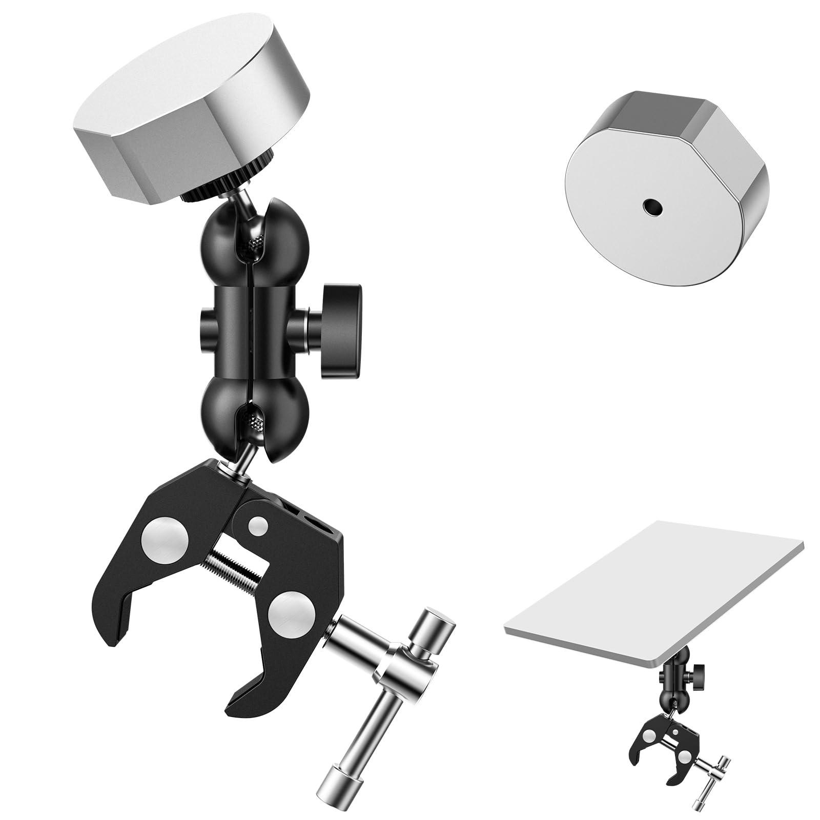 Starlink Mini Mount for RV/Yacht/Camper/guardrails/RV Ladder Roof, 360° Adjus...