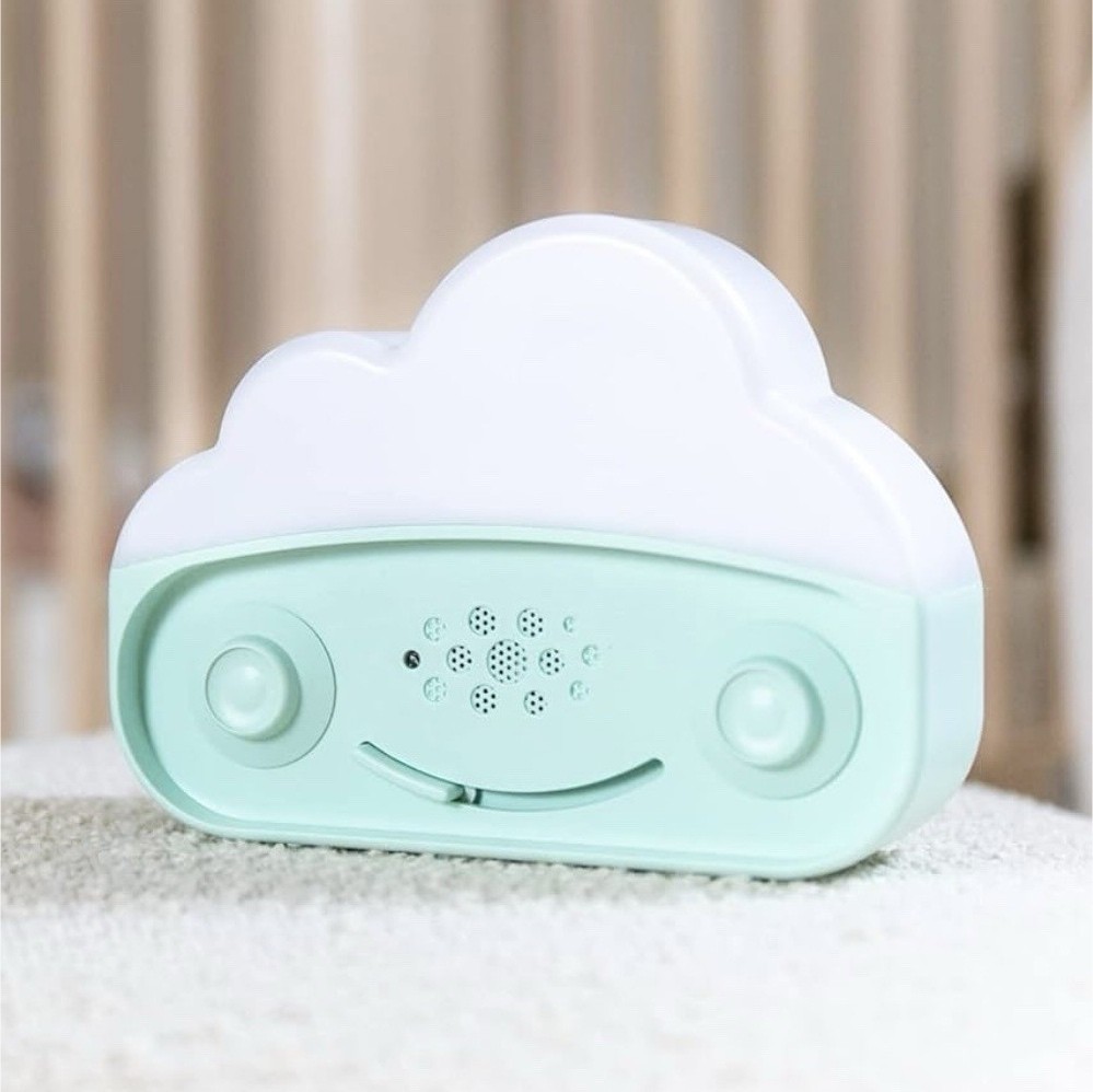 Happiest Baby Snoobie Cloud Night Light & Sound Machine White Mint Green