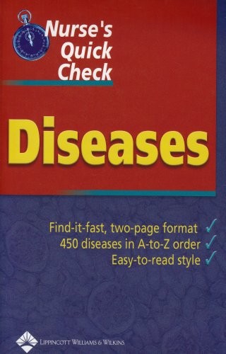 NURSE'S QUICK CHECK: DISEASES By Springhouse **Mint Condition**