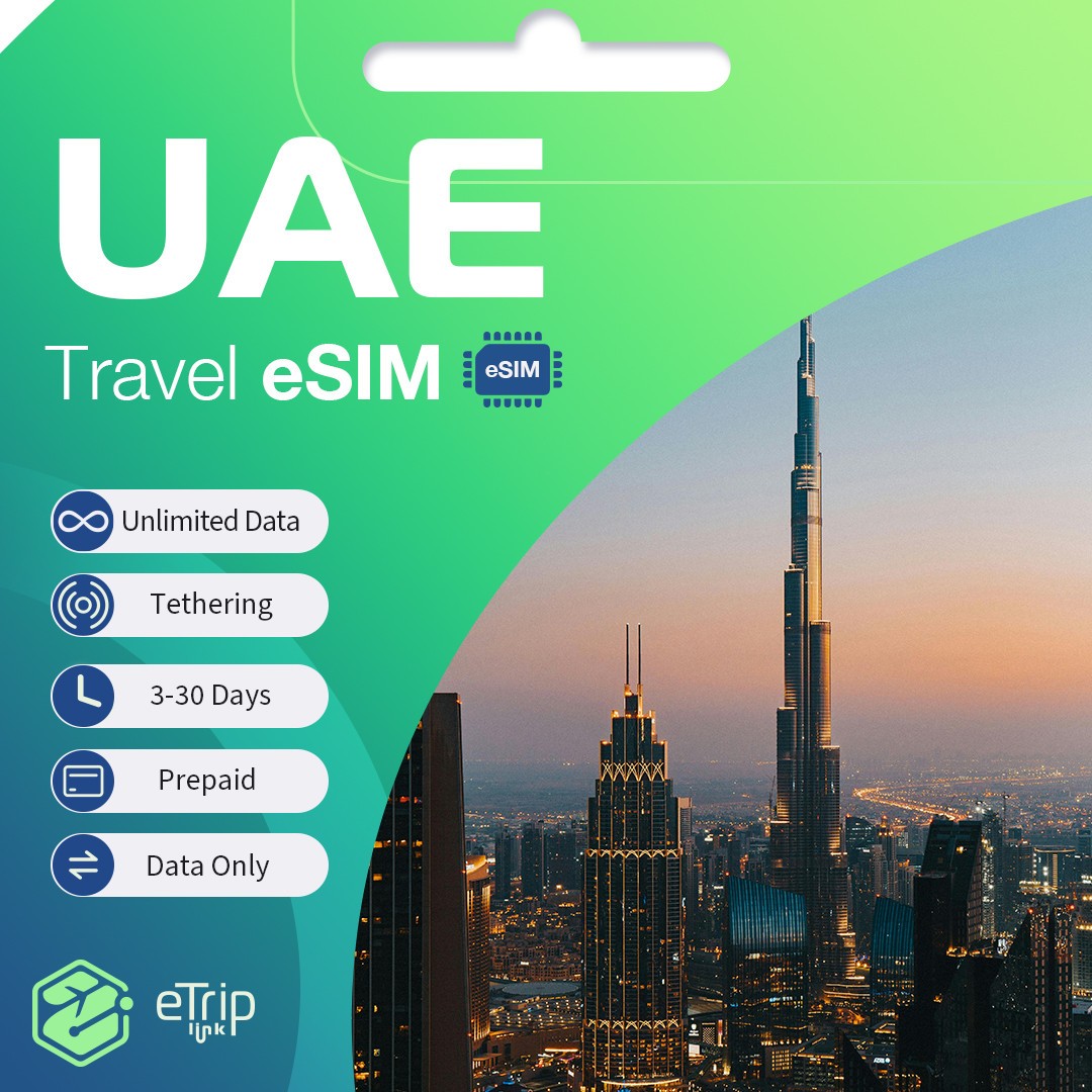 UAE Travel eSIM | Unlimited Data Only Plan
