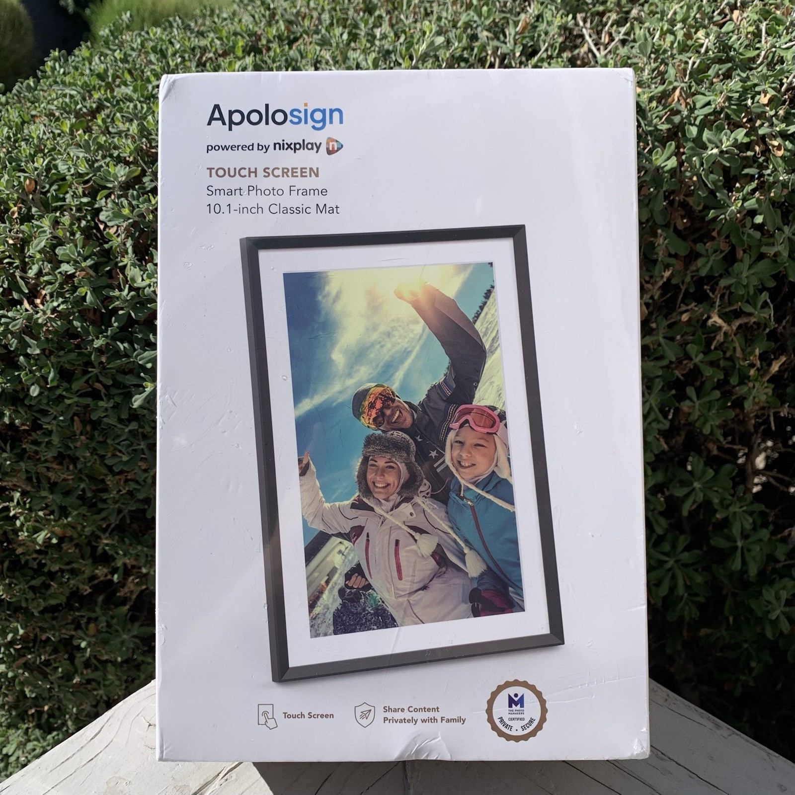 ApoloSign DPF103 10.1 Inch Classic HD Touchscreen WiFi Digital Photo Frame New