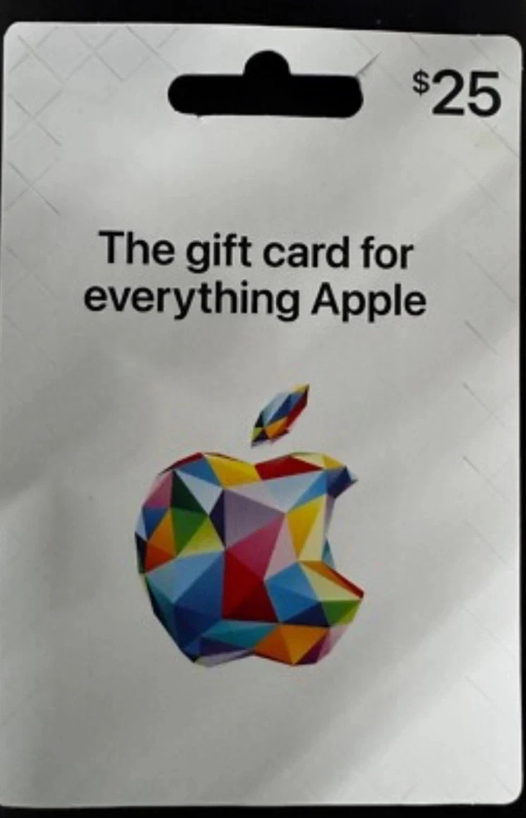 Apple 25 USD Gift Card,NOT Physical Card, FAST Shipping delivery only EMAIL