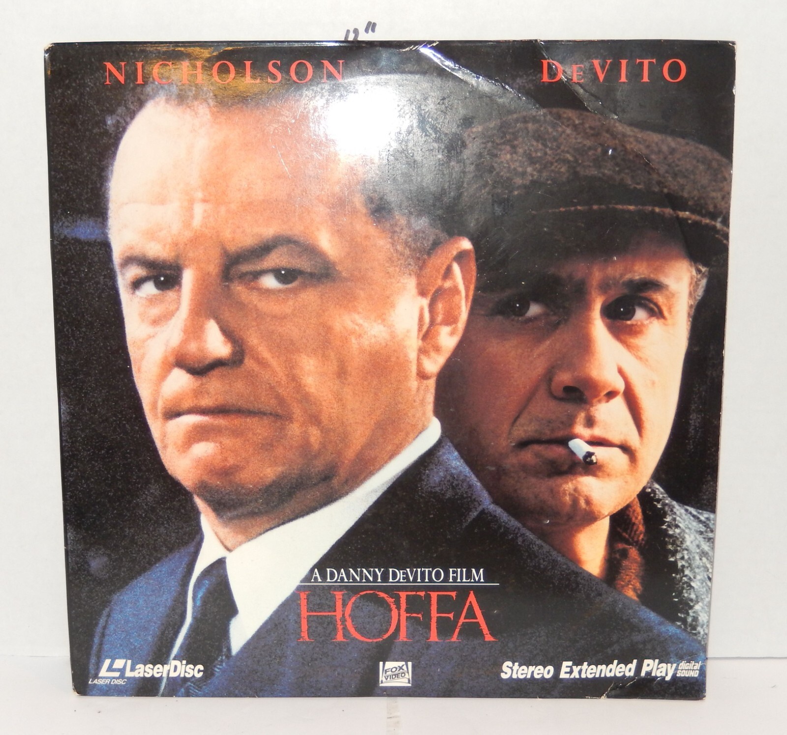 Laserdisc 1993 Hoffa Jack Nicholson Danny DeVito Laser Disc