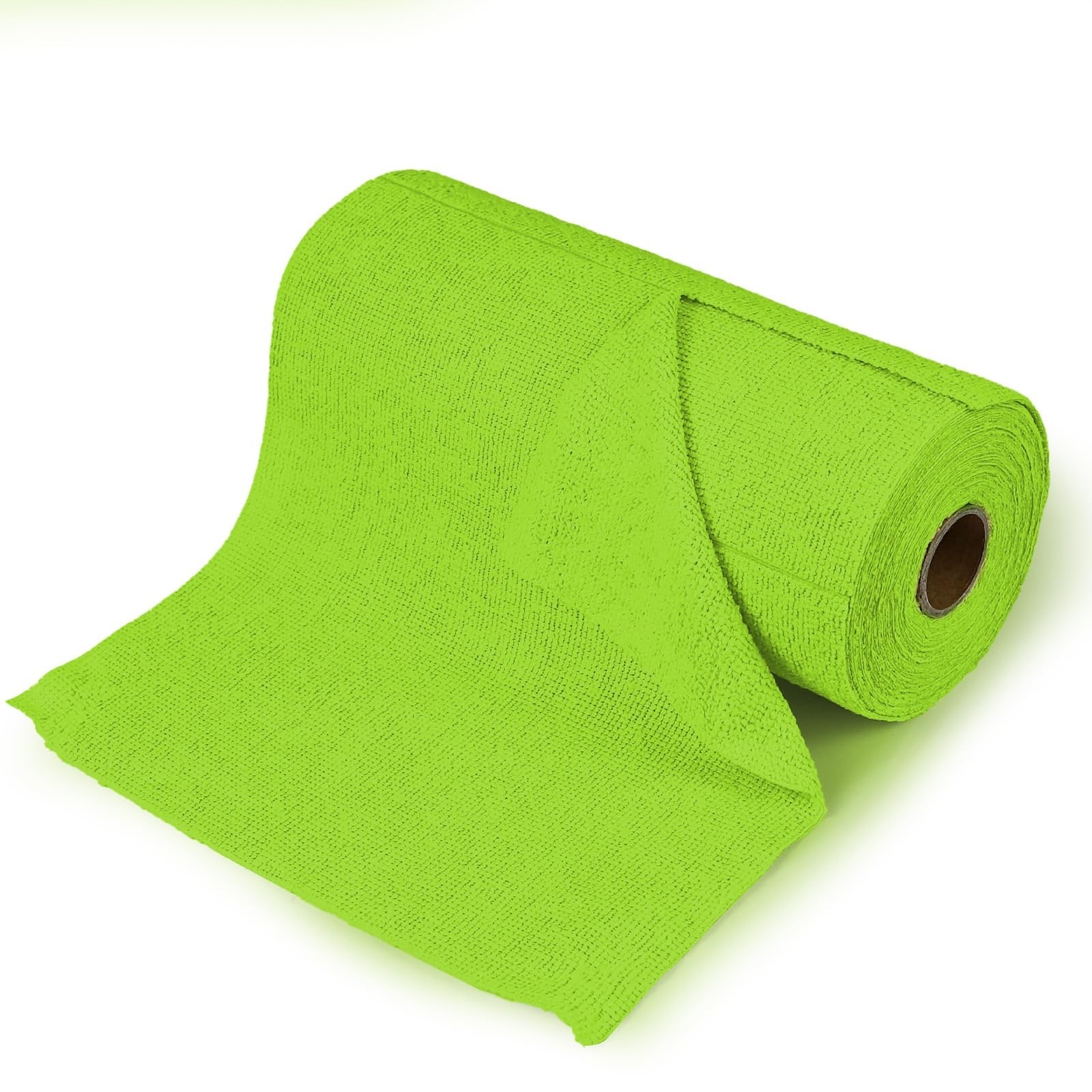 wuyaoyao 50PCS Microfiber Cleaning Cloth Roll, 10"×10" Tear Away Microfiber