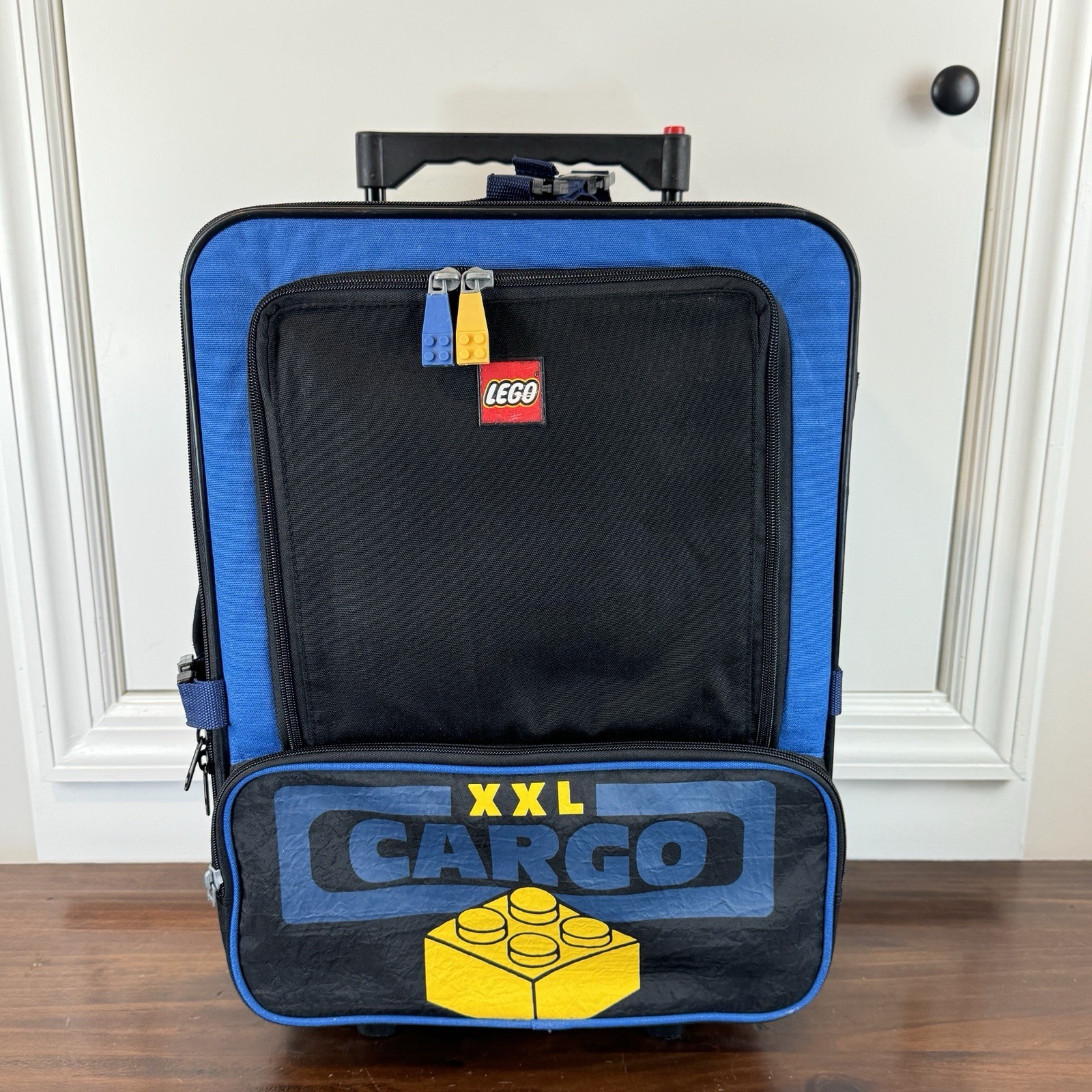 LEGO Rolling Suitcase XXL Cargo System Collectors Travel Bag Vtg Rare CLEAN