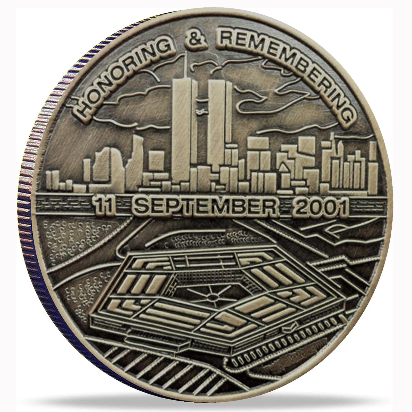 Honoring and Remember 9/11/2001 Challenge Coin