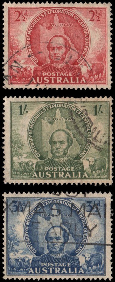 Australia #203-205 Used