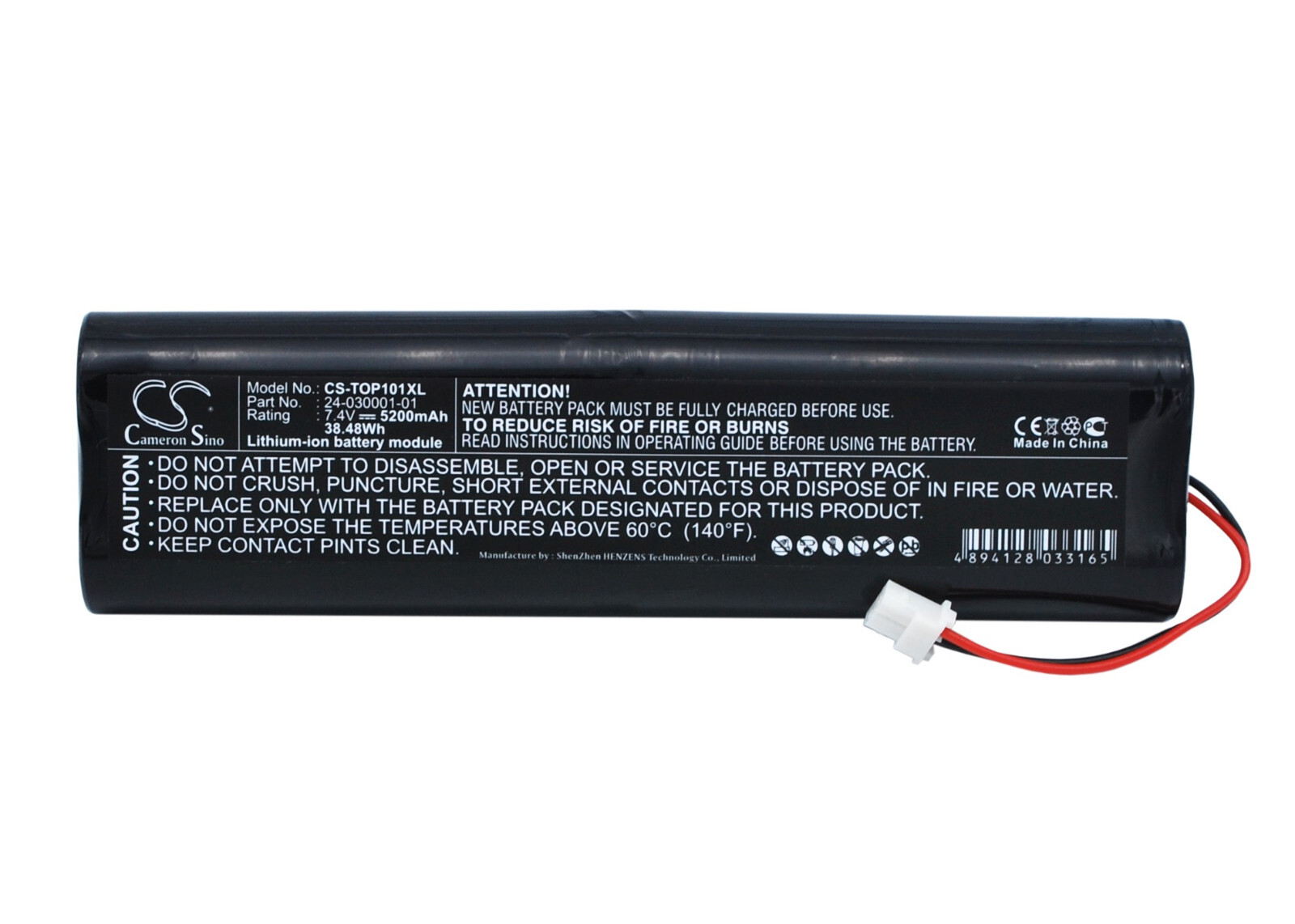 BATTERIE 5200mAh 24-030001-01 For Topcon EGP-0620-1, Hiper Pro L18650-4TOP