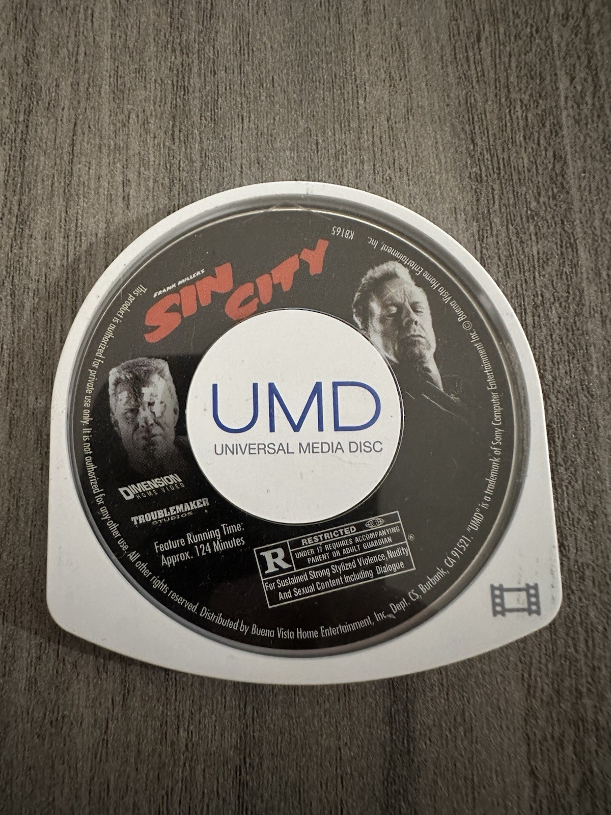 Sin City (UMD, Sony PSP, 2005) Disc Only