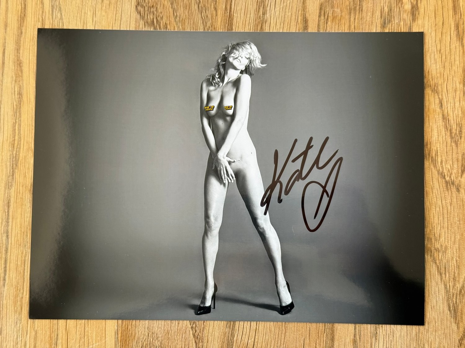Genuine Autograph Kate Moss 20x15cm