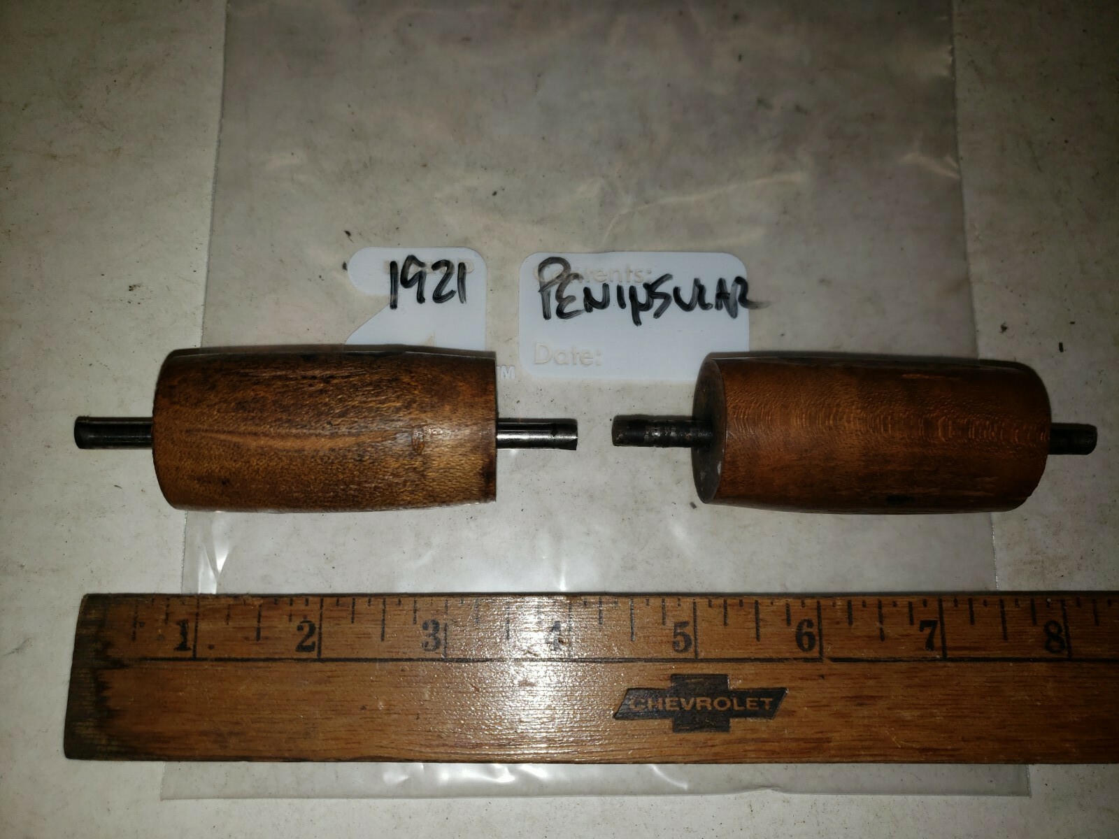 1921 Peninsular Parlor Pump Reed Organ Bellow Strap Pulleys