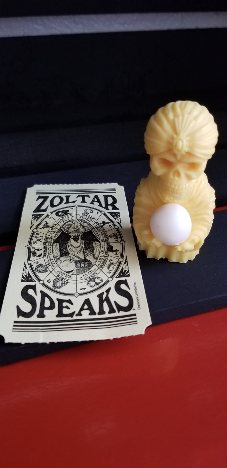 RARE HH TOYS HEIMER VOLTAR  WHITE CRYSTAL BALL RESIN FIGURE LIMITED ONLY 35 