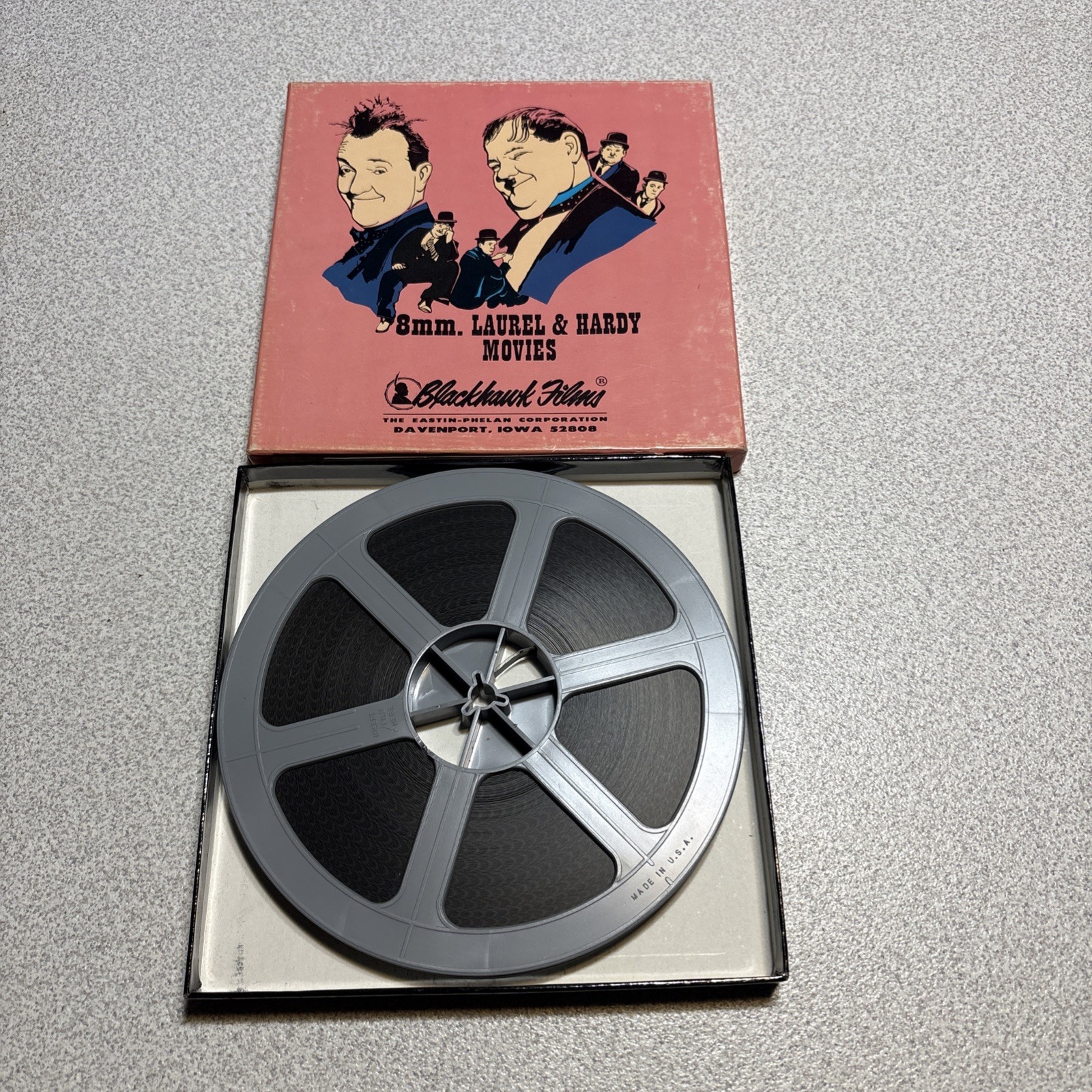 BIG BUSINESS .. LAUREL & HARDY .. Super 8mm Movie .. 7" REEL