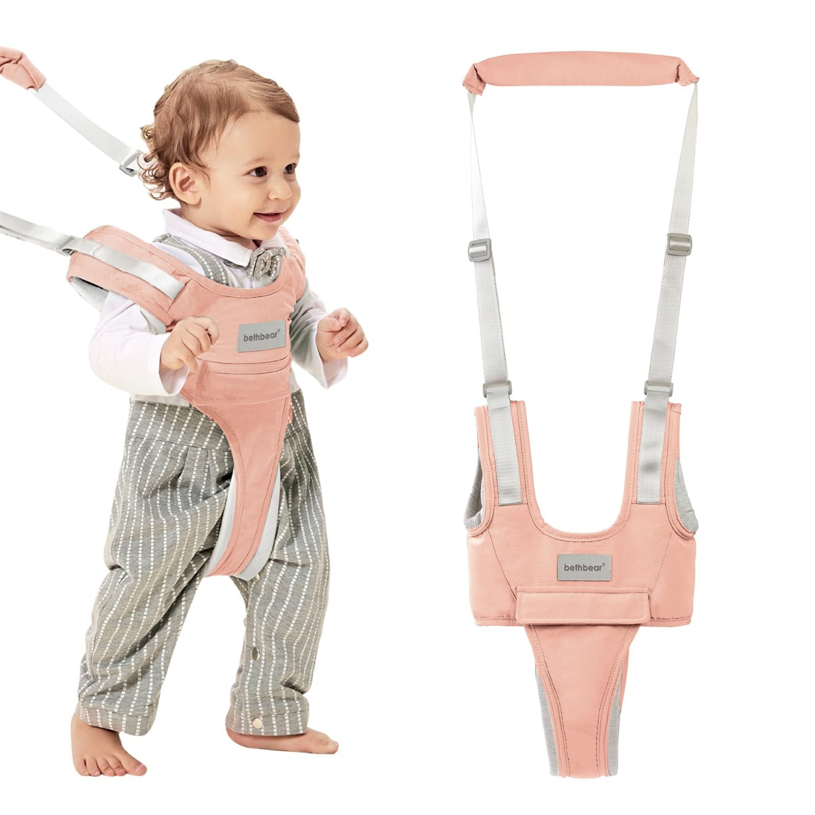 Baby Walking Harness-Handheld Assistant Belt- Toddler Infant Walking Aid for ...